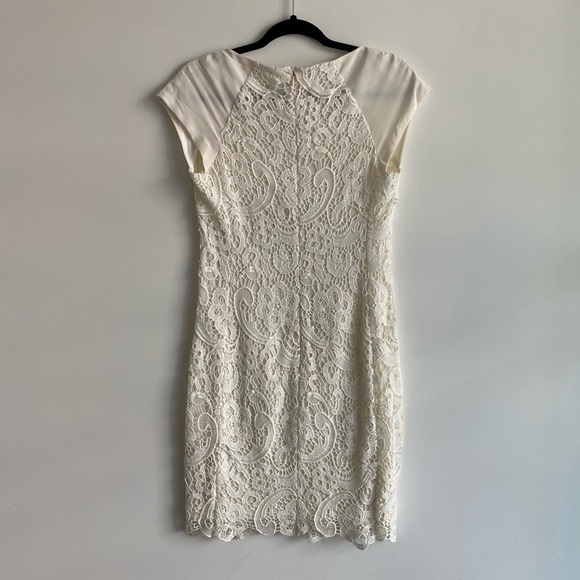 REBECCA TAYLOR White Lace Mini Dress - Picture 5 of 6